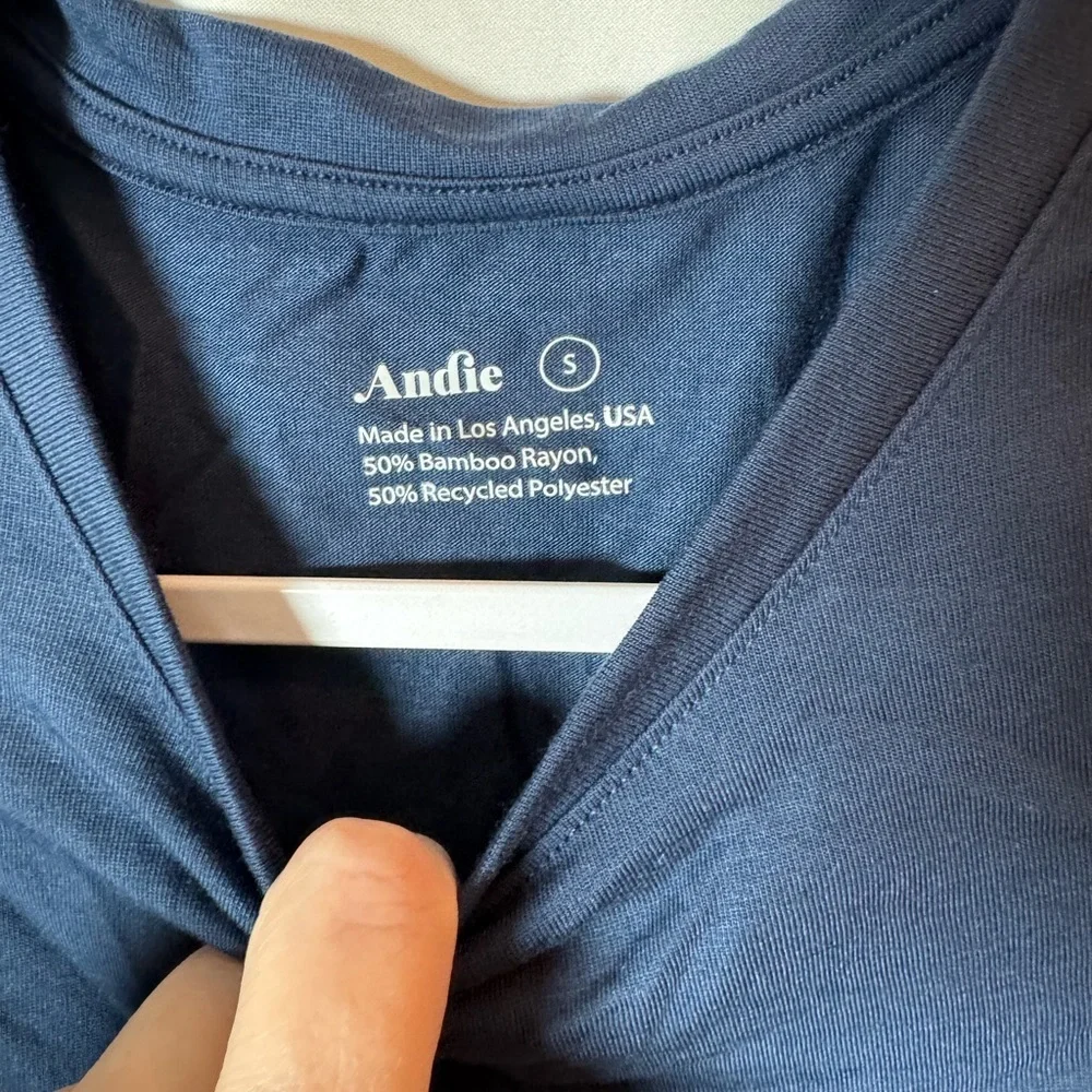 Andie The Classic Tee Blue S